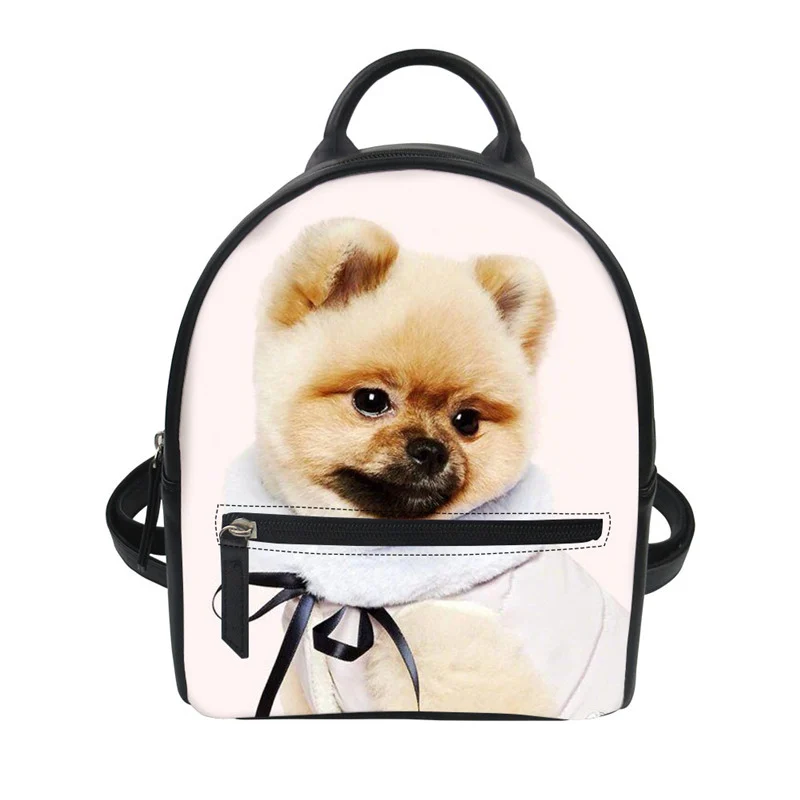 As picture Тикин Мода Mochila Infantil Menina Kawayi Белоснежка собака узор 3D изображения для школьных сумок книга сумки для девочек-подростков - Цвет: As picture