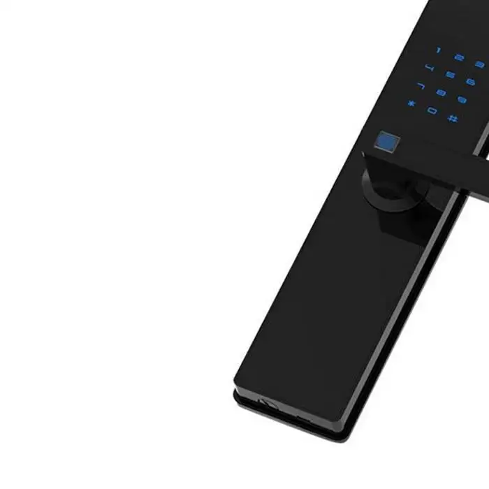 HOJOJODO K3 Smart биометрический дверной замок Touch пароль бесконтактных карт ключ Противоугонная черный дома Micro USB Зарядное устройство