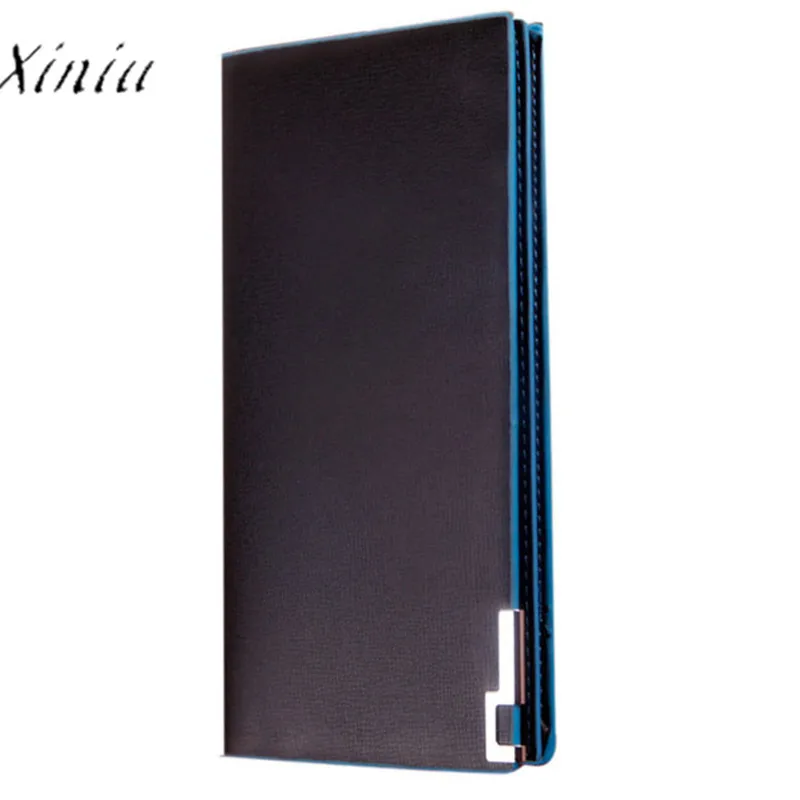 

Luxury Men Wallets Long Purse OL Business Style Male Thin Wallet Money Cash Origanizer Card Holder Flip Up Purses Men Wallet
