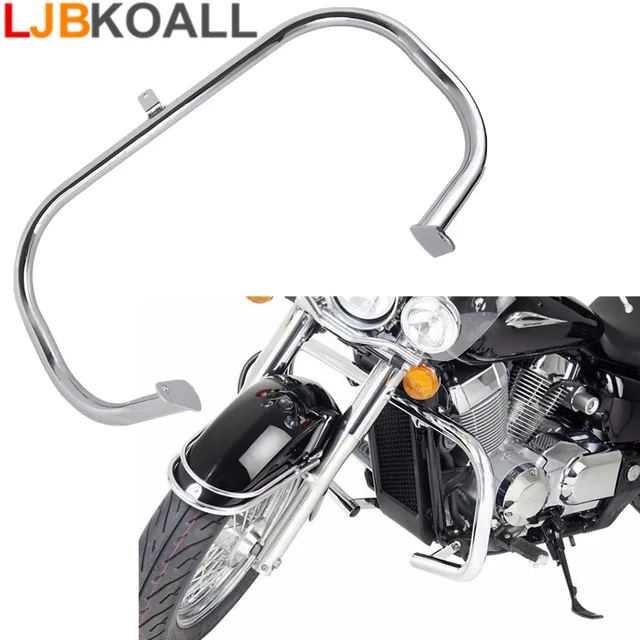 Chrome Highway Crash Bar Engine Guard For Honda Shadow Aero Vt 750