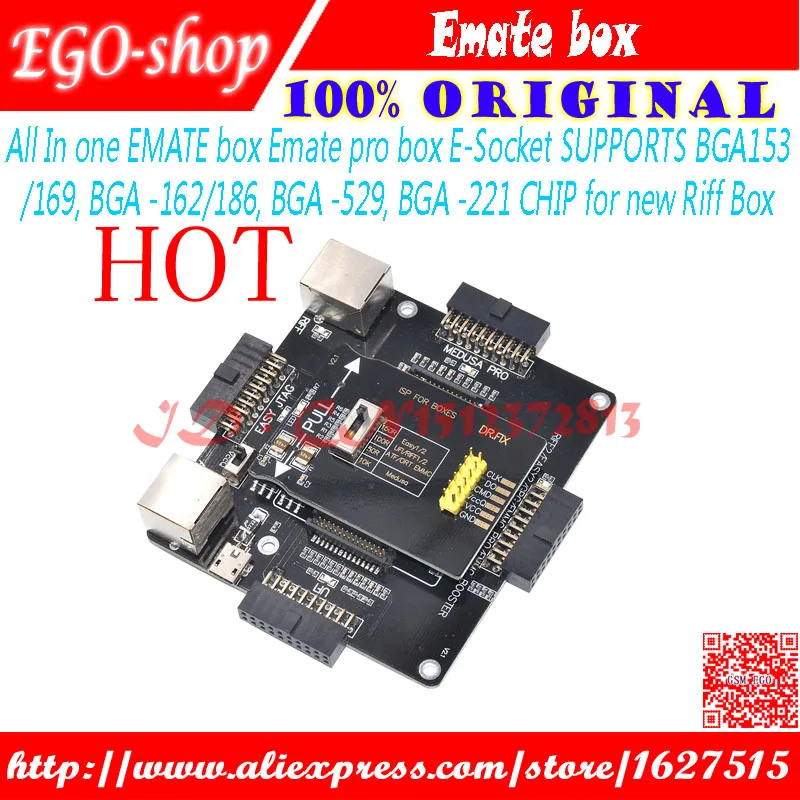 Gsmjustoncct E mate Emate box Socket pro EMMC TOOL все в 1 Поддержка BGA153/169|tool in 1|tool tooltool |