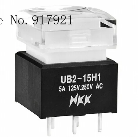 

[ZOB] UB215SKW035D-1JB development of imports from Japan nkk day light button switch UB2-15H1 flat thin --5PCS/LOT