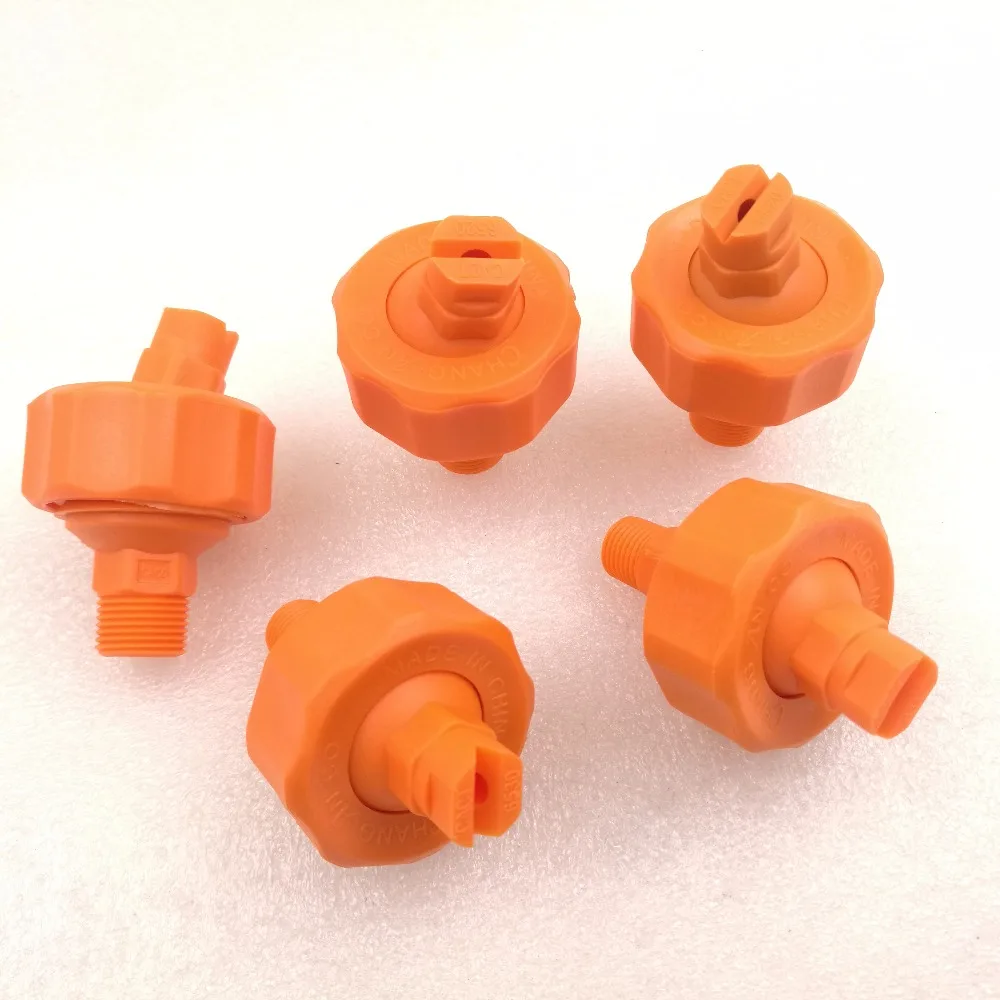 155 thread connection flat fan nozzle,adjustable ball full cone spray