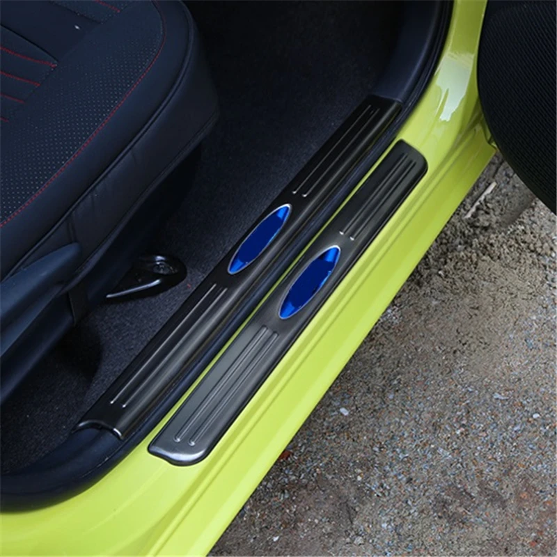 

Car Decorative Chromium Auto Automovil Foot Pedal Exterior Fashion Protecter Bright Sequins Accessories Trim 17 FOR Toyota Vios