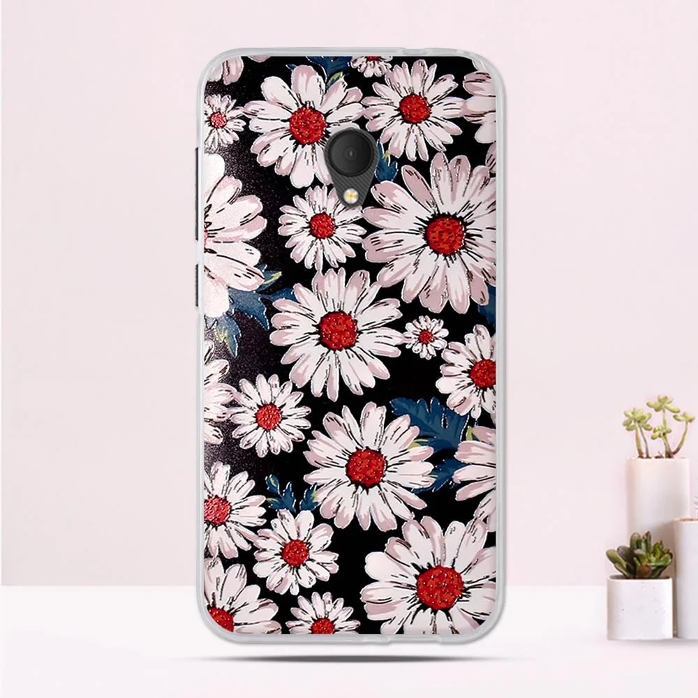 Окрашенный силиконовый чехол для телефона Alcatel U5 4G 5044D 5044Y 5 0 дюйма мягкая сумка