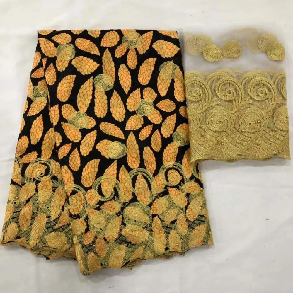 

New African Lace Fabric African Bazin Riche Fabric High Quality Riche Getzner For dress JFFE232