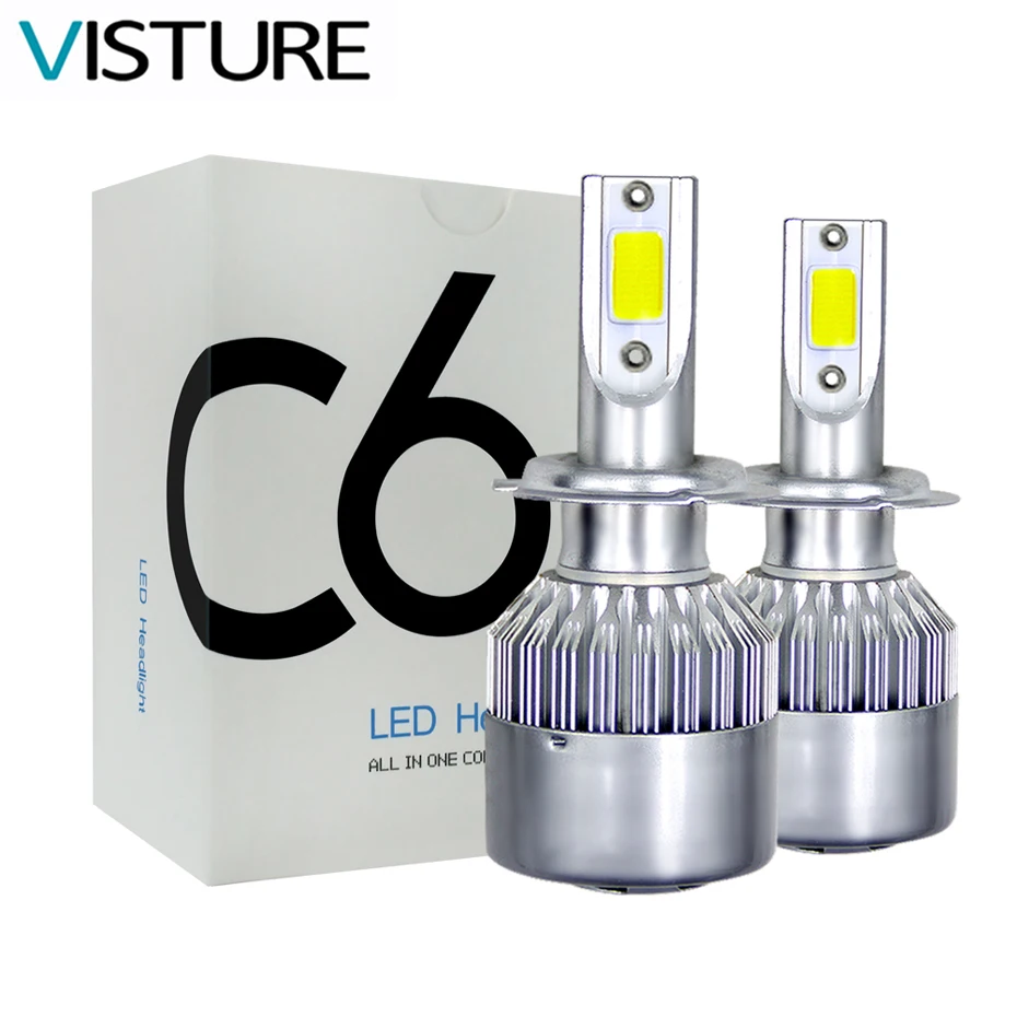 10 pairs per lot car Led Headlight Bulbs font b Lamp b font H4 H7 H11
