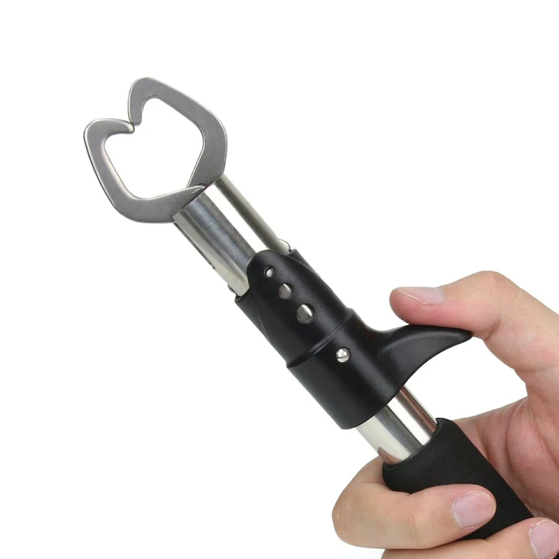 

Lip Fish Grabber Gripper Holder Fishing Grip Controller Clamp Outdoor Pliers Stainless Steel One-Hand