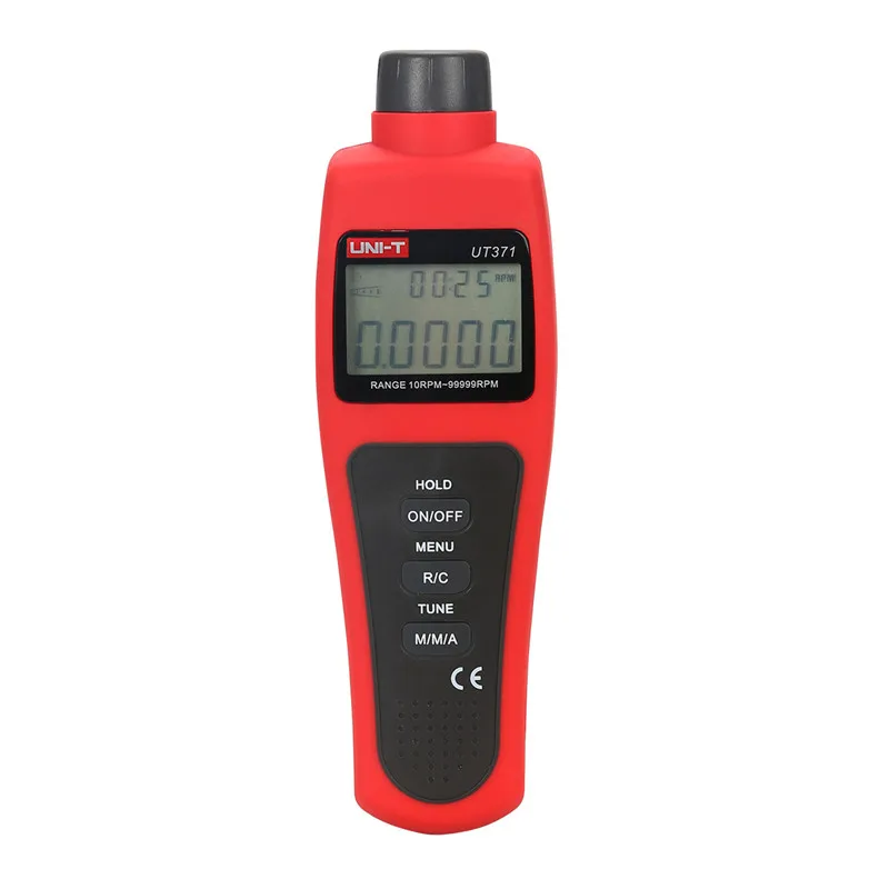 

UNI-T UT371 non-contact digital tachometer photoelectric tachometer 99999RPM 10KHz Pulse width 5% speed meter Measuring tool