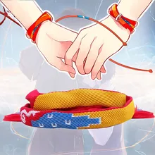 Ваше имя браслет фильм аниме-браслет& Браслеты для женщин мужчин любителей длинный узел веревка многоцветные половина-handmad