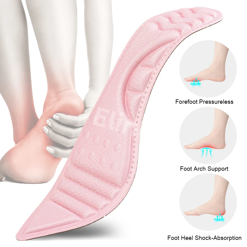 Elino/женские 3D губчатые стельки для обуви на высоком каблуке, ортопедические амортизирующие стельки для обуви, анти-боли