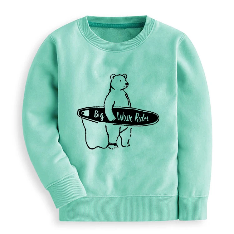 Liakhouskaya/ свитер с рисунком медведя; детские топы с длинными рукавами; одежда из хлопка; толстовки для девочек; одежда для детей-подростков