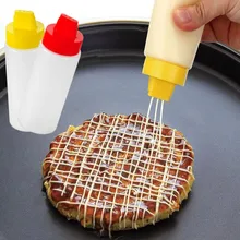 300 мл Squeeze салатная бутылка для кетчупа 4 отверстия раздаточный автомат бутылки-дробилки кухонные аксессуары Кухонные гаджеты хранения U3