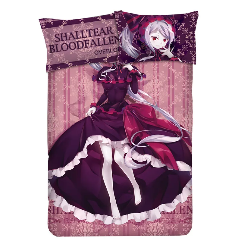 Японский персонаж аниме Overlord Shalltear роскошный комплект постельного белья s