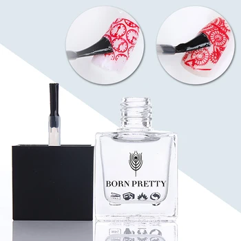 

BORN PRETTY 10ML Top Coat Base Coat Fast Dry Nail Polish Varnish No Smudge Top Coat Oil Nail Art Stamping Printed Care