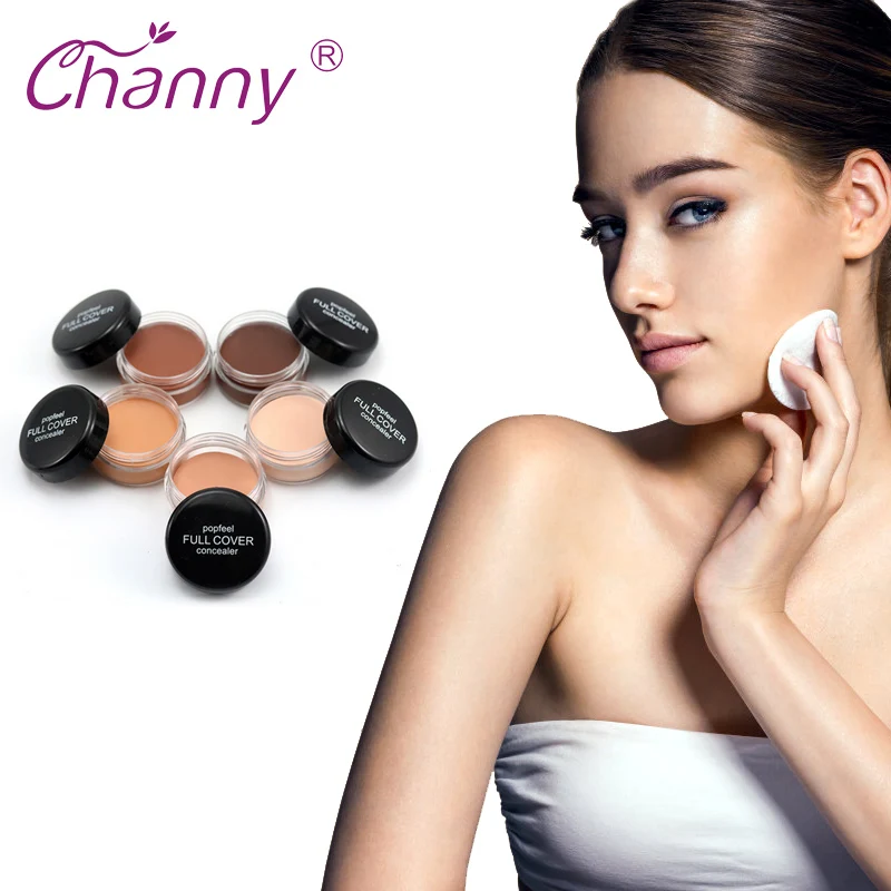 Channy Concealer Cream Face Cover Blemish Hide Dark Blemish Eye Lip Contour Makeup Foundation