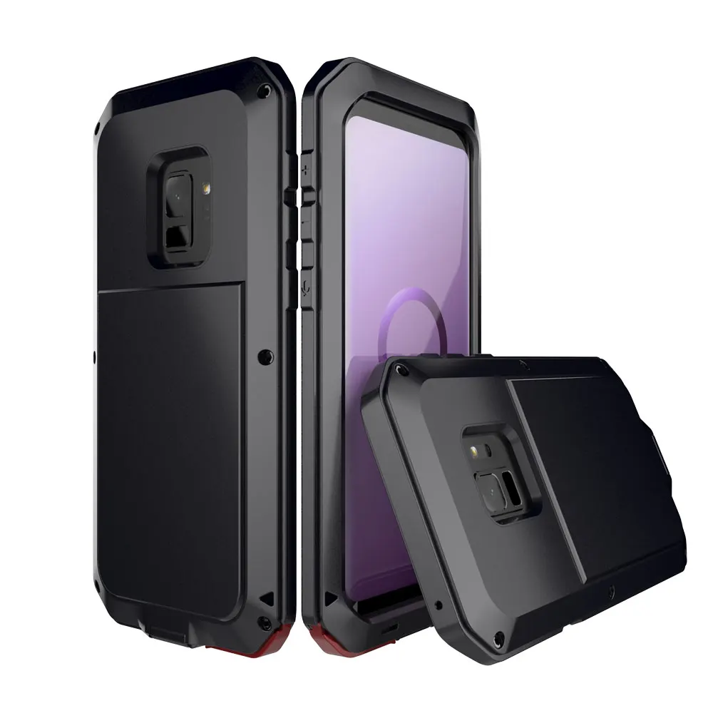 Full Protective Luxury Doom Armor Heavy Duty Case NOTE 9 Metal Case Shockproof Cover For Samsung S8 S8plus Note 8 S9 S9Plus case