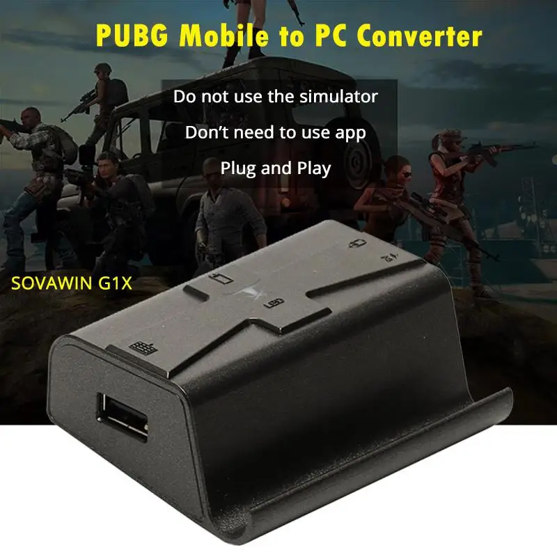  Studyset G1X PUBG Mobile Gamepad Controller Gaming Keyboard Mouse Android Phone to PC Converter Ada