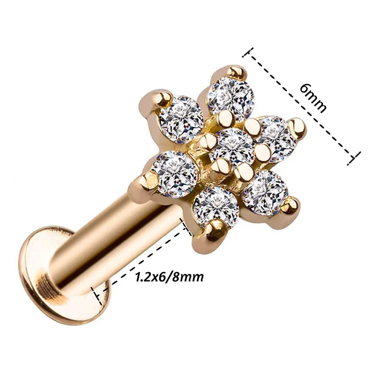 Piercing Jewelry Ear Studs 1Pc