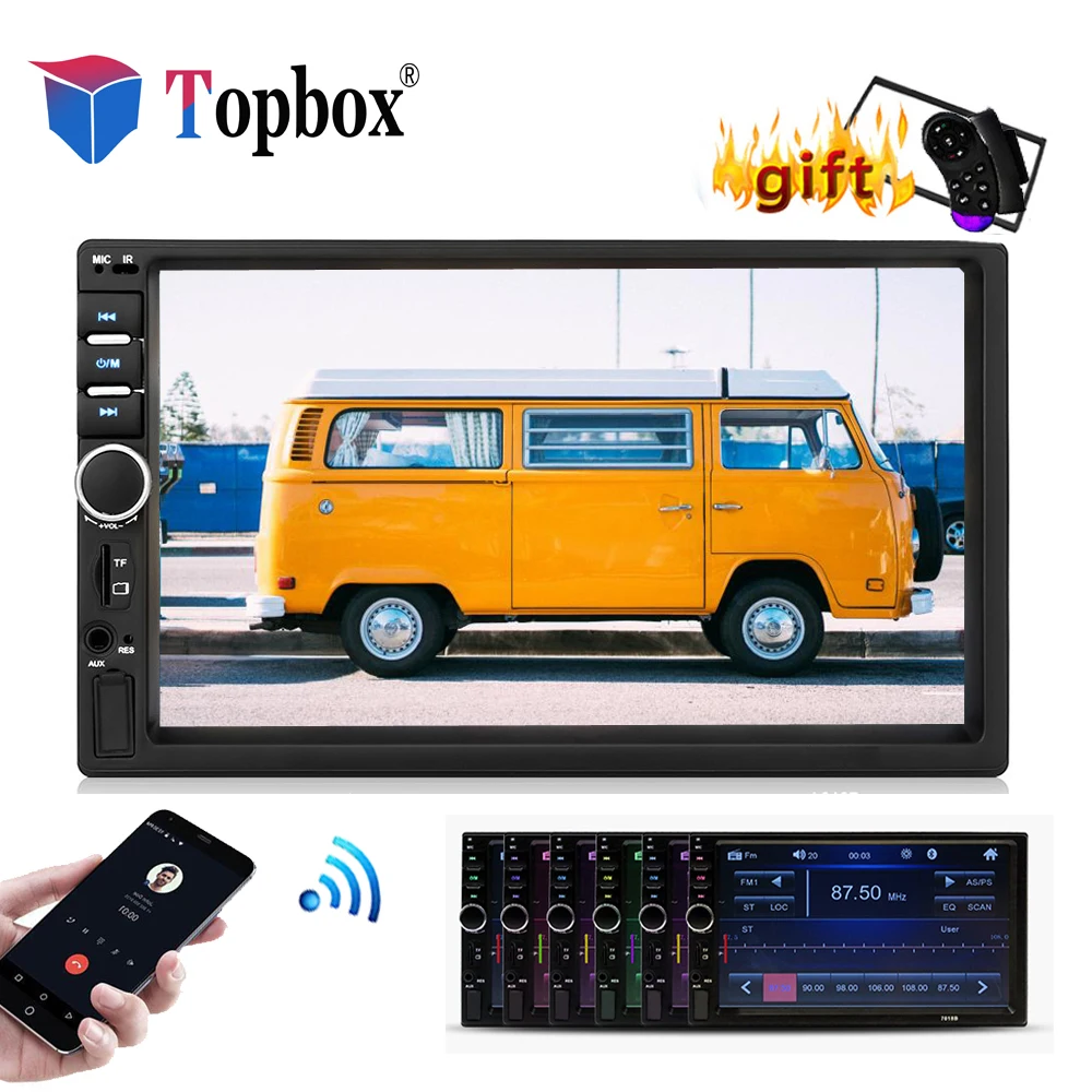 Topbox Autoradio 2 Din Car Radio 7\
