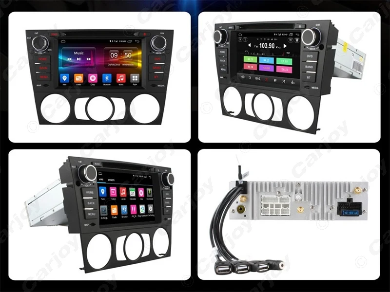 Top LEEWA 7" Android 6.0 (64bit) 2G/32G/4G Octa Core Car DVD GPS Radio Head Unit For BMW E92 3 Series Coupe/E93 3 Series Cabriol 4