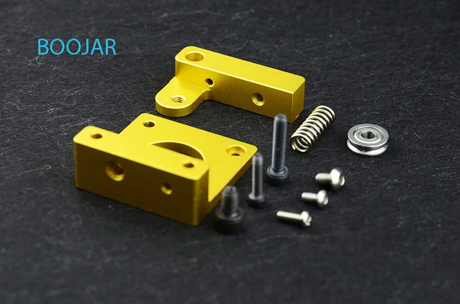 

DIY MK8 extruder kit aluminum block head 3D printer parts single extruder nozzle mounting block free shipping