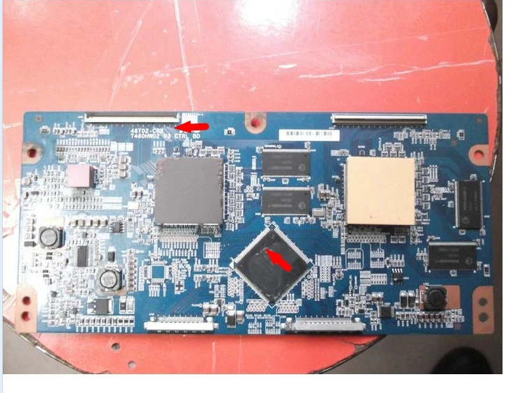 

T460HW02 V3 46T02-C02 LCD Logic board connect with T-CON connect board
