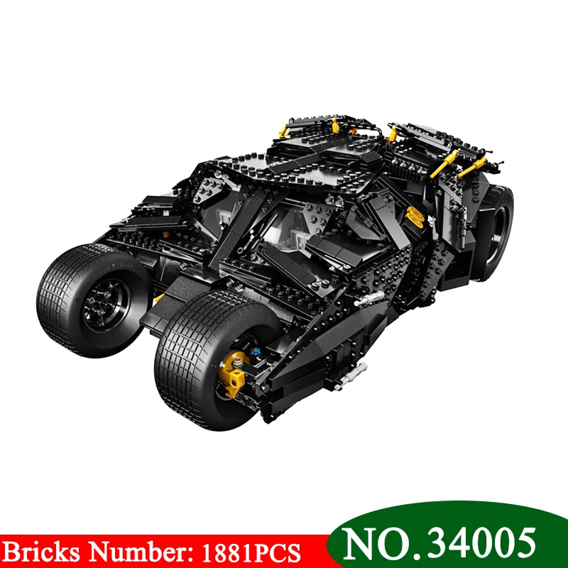 

7111 Building Blocks Super Heroes Batman Chariot The Tumbler Batmobile Batwing Joker minis Bricks Bringuedos 76023