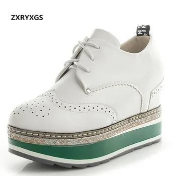

2019 best-selling Lace-up Platform Shoes Woman Increase Within High Heels Plus Velvet Winter Warm Shoes Casual Shoes Women Pumps