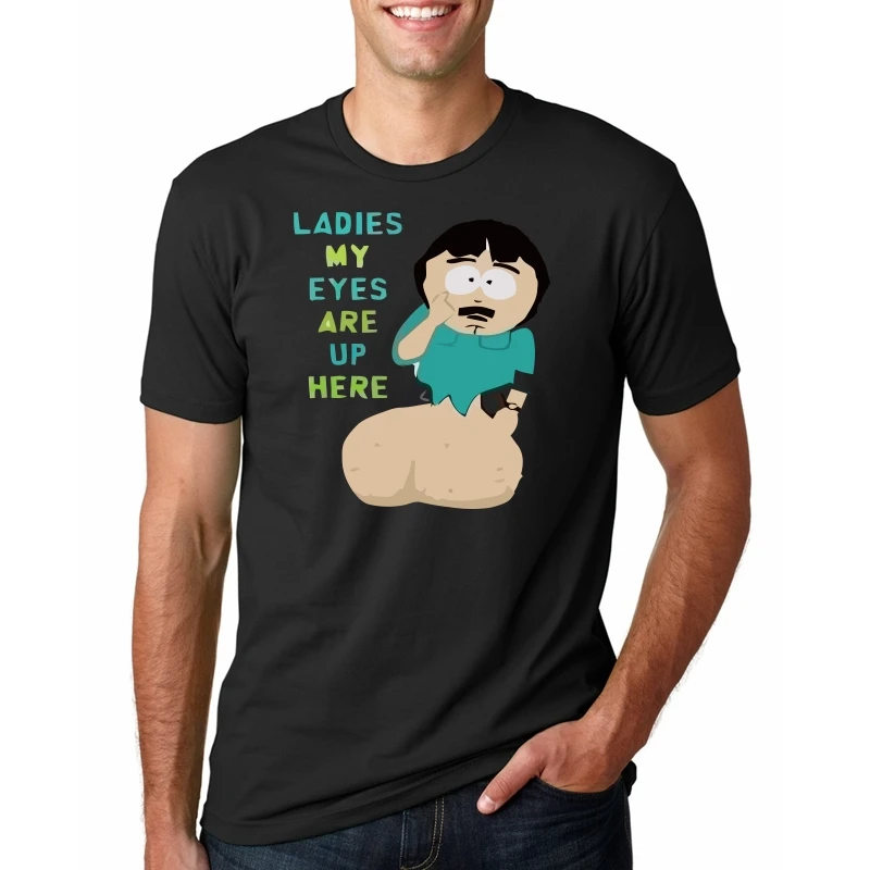 Randy Marsh Huge B South Park Male T Shirt 2017 Fashion Customized Loose Tops Men Summer O Neck Tee Teenboys Simple | Мужская одежда