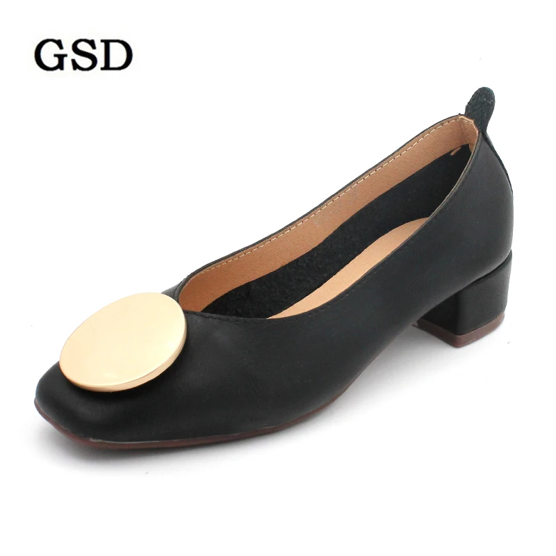 

New 2019 Spring Summer shoes woman Luxury metal decoration square toe high heels Sexy Women pumps Fashion wedding party shoes