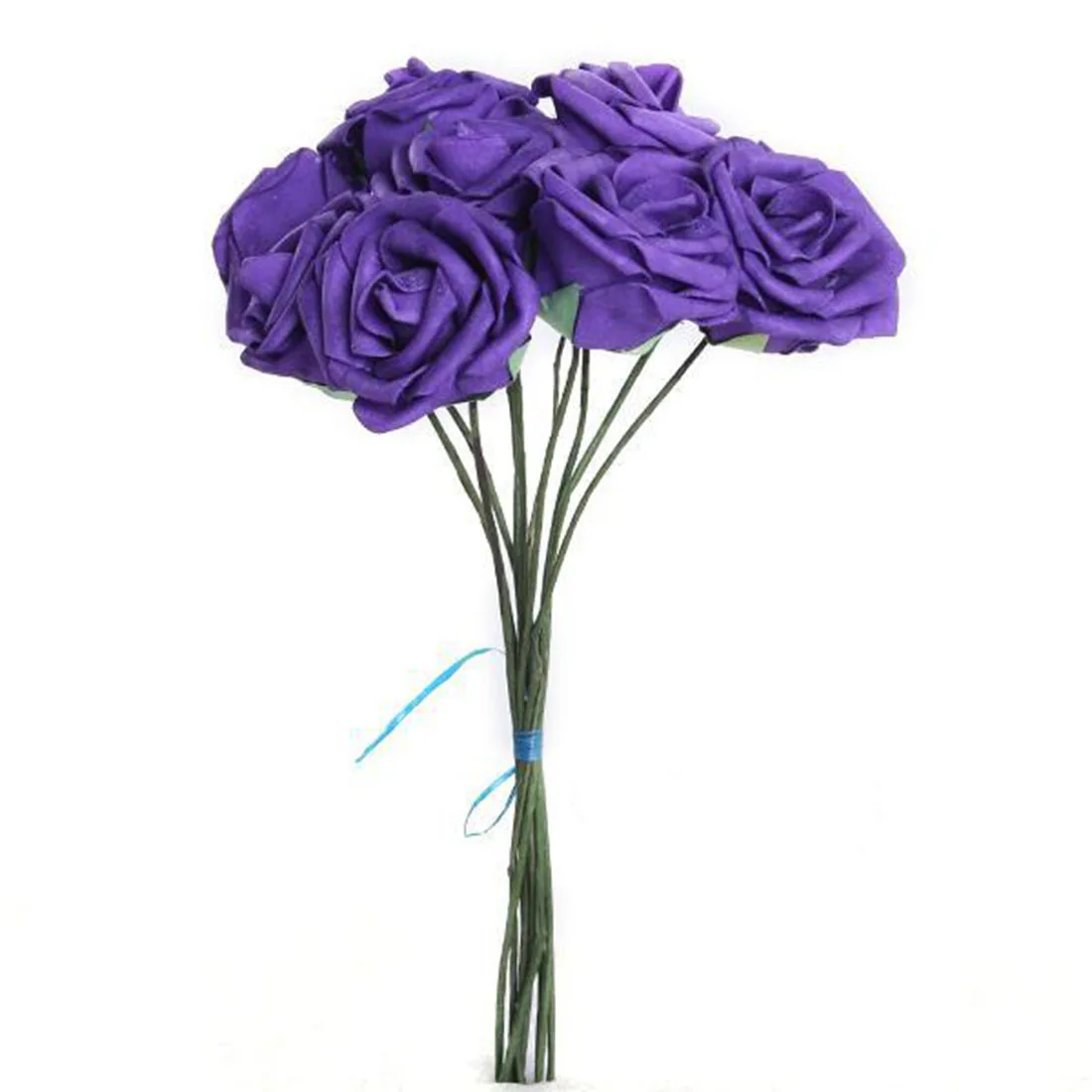 

free shipping new 7cm Purple Artificial Flowers Fake Rose Flower Bouquet Home Party Decor for Wedding Decorations 10Pcs/lot