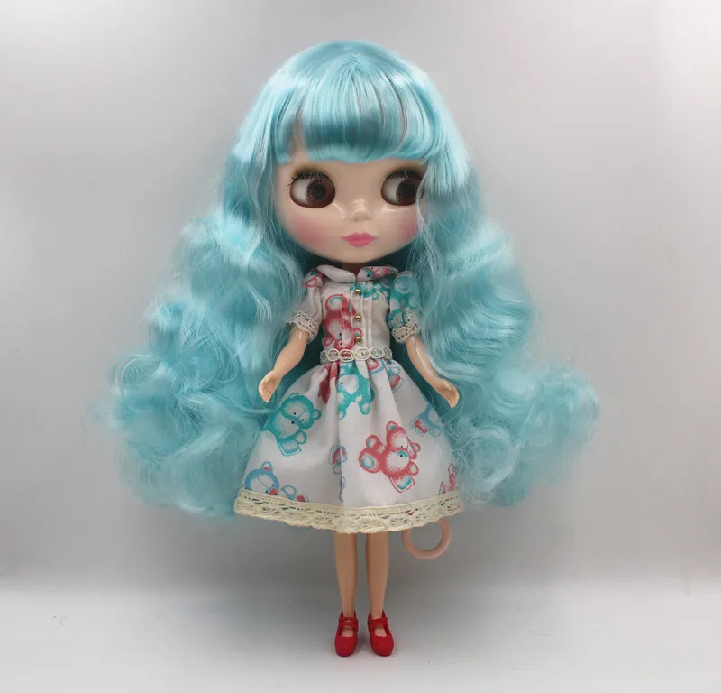 Кукла Blygirl Blyth светло голубая волнистая кукла liu hai для общего тела 7 суставов