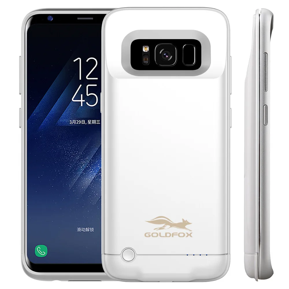 

Smart Phone 4200mAh Battery Charger Case For Samsung Galaxy S8 External Power Bank Cover Rechargeable Extended Batteria Case