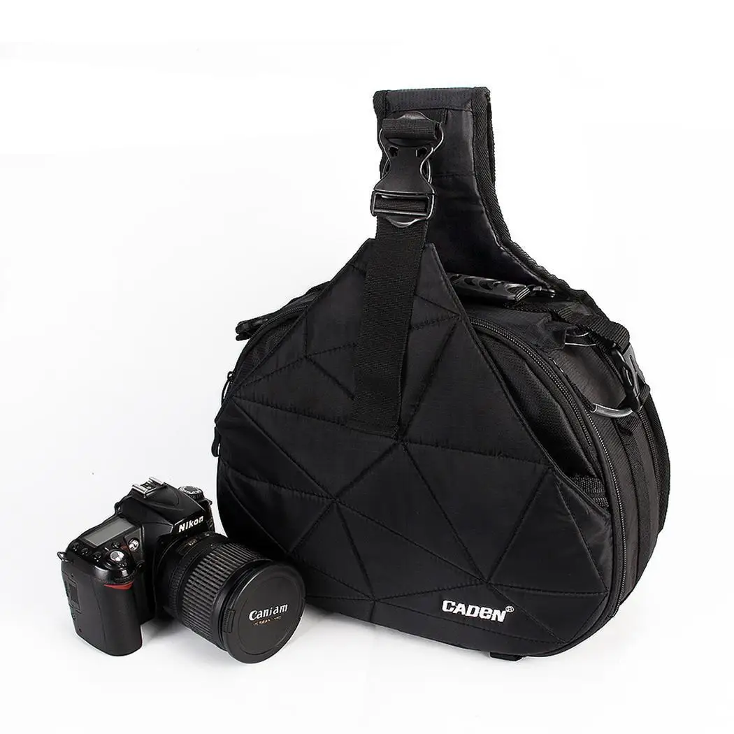 

Waterproof Travel Messenger Shoulder DSLR Camera Black Can be used for camera. Bag with Rain Cover