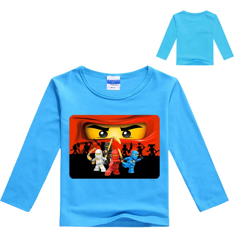 

3-12Years 2019 Boys T Shirt Legoes T-shirt Baby Ninjago Boy Tshirt L Sleeves Children Summer Clothes Toddler Boy Shirts