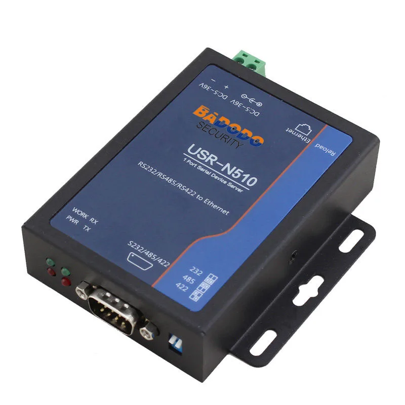 USR N510 RS232/RS485/RS422 Однопортовый Ethernet конвертер Modbus шлюз|Автоматизация зданий| |