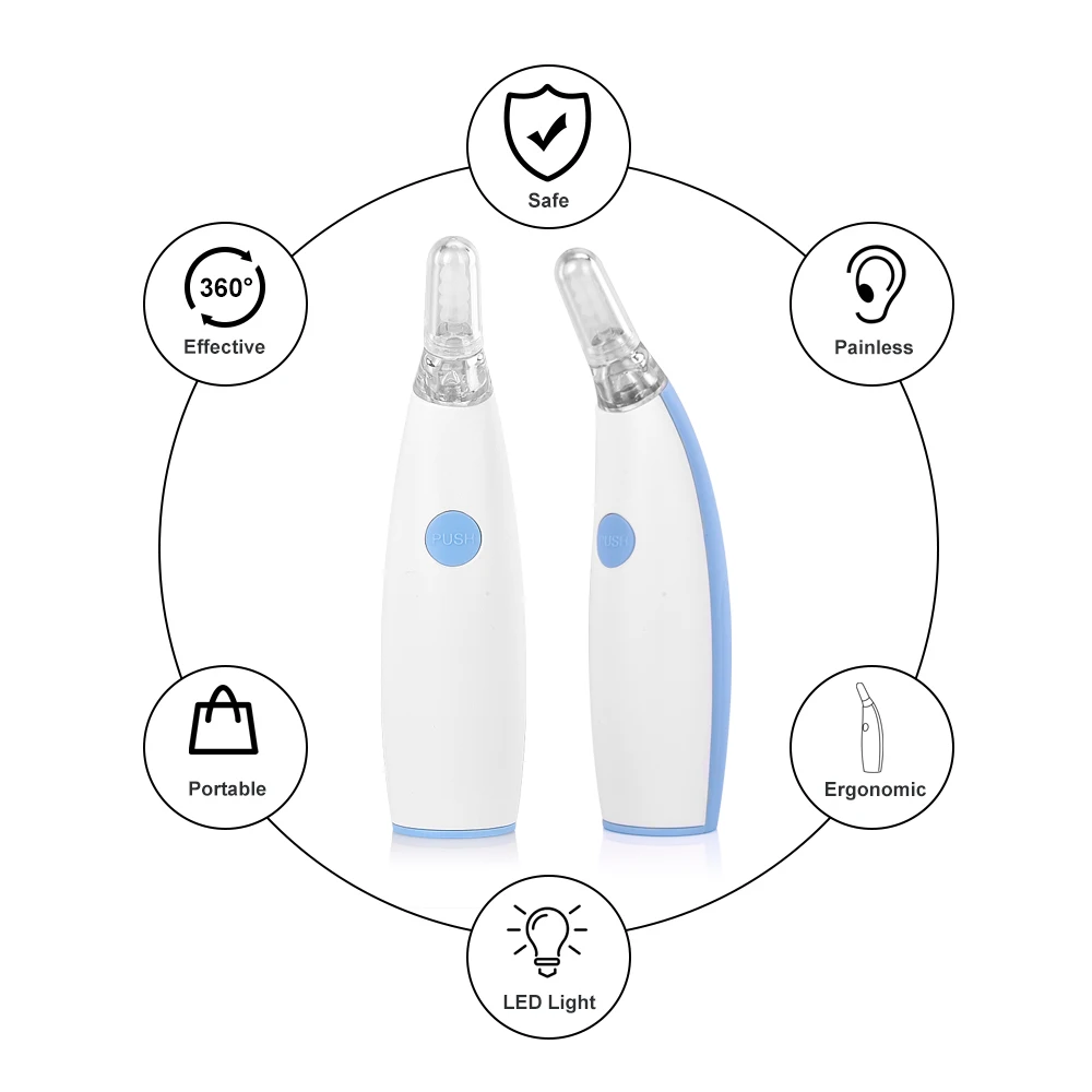 Najtaniej Wosku z uszu do czyszczenia bezbolesne zasilany energią słoneczną bezpieczeństwa Cordles czyszczenie elektryczne narzędzia z 4 zdejmowane silikonowe dysza głowicy dla dzieci dorosłych