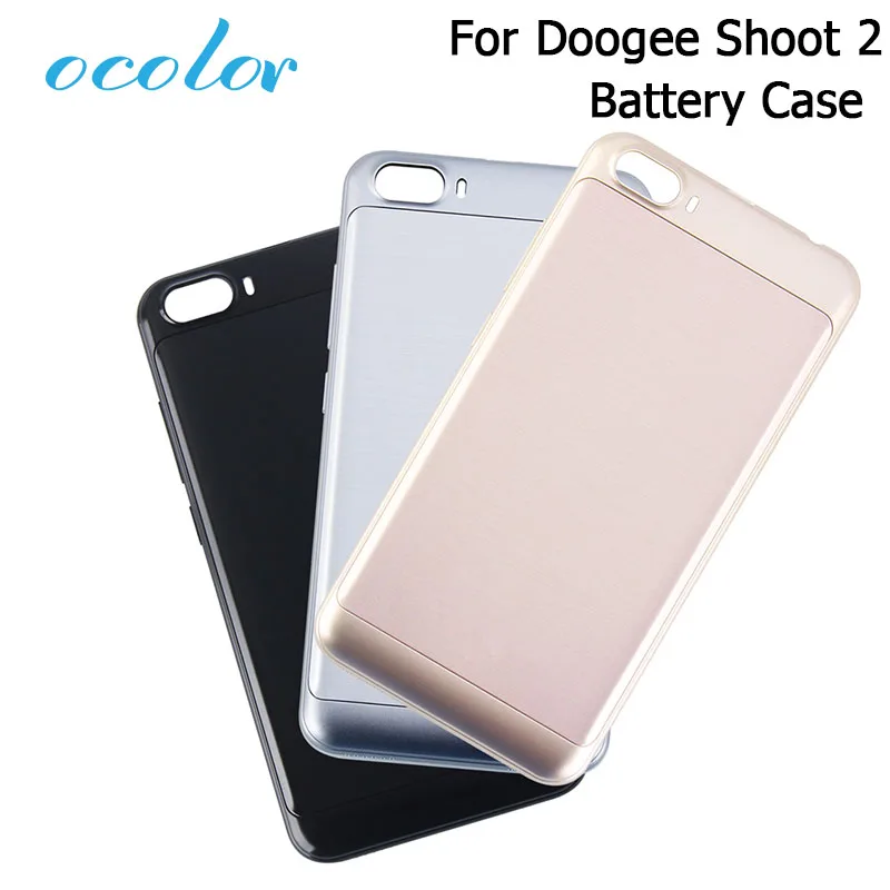 ocolor For Doogee Shoot 2 Battery Case 5.0 Inch Bateria Back Cover Replacement Mobile Phone Accessories |