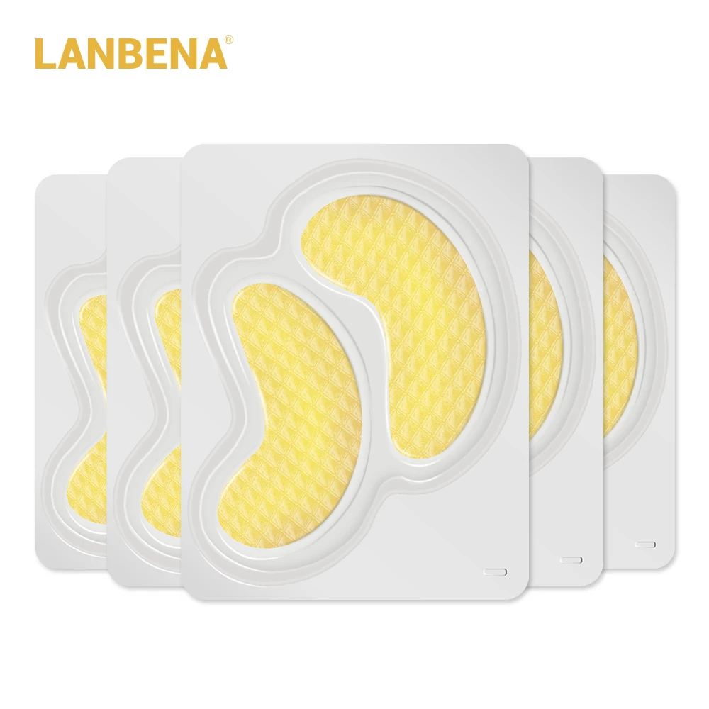 LANBENA 24K Золотая коллагеновая маска для глаз патчи сна темные круги под глазами