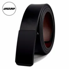 100 cowhide genuine leather belt for men Strap male Smooth buckle vintage jeans cowboy Casual designer