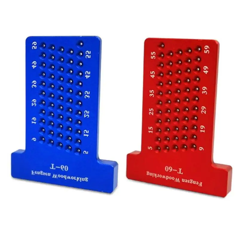 

T60 T-type Woodworking Scriber Aluminum Alloy Caliper Ruler Mark Line Wood Gauge Precise Scale and Clear Wear-Resistant