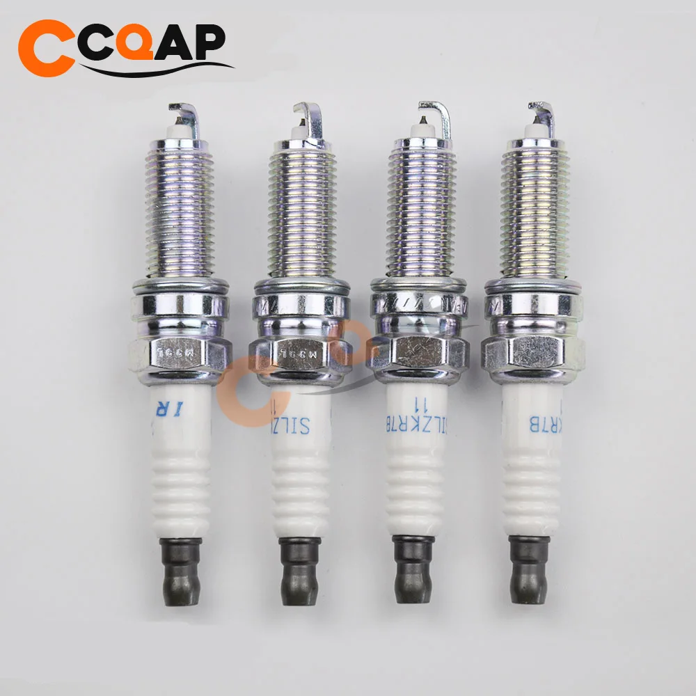 

4pcs SILZKR7B11-9723 SILZKR7B11 9723 Iridium Spark Plug For Hyundai Elantra Azera Santa Fe Kia Forte 18846-11070