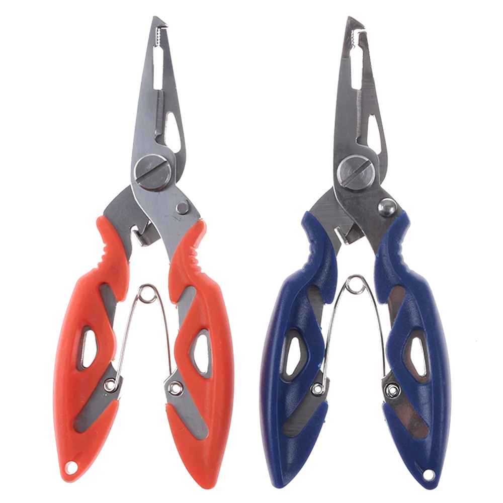 

1PC Blue Orange Multi-function New Fishing Plier Scissor Bait Line Lure Cutter Hook Remover Tackle Cutter Tool Accessories