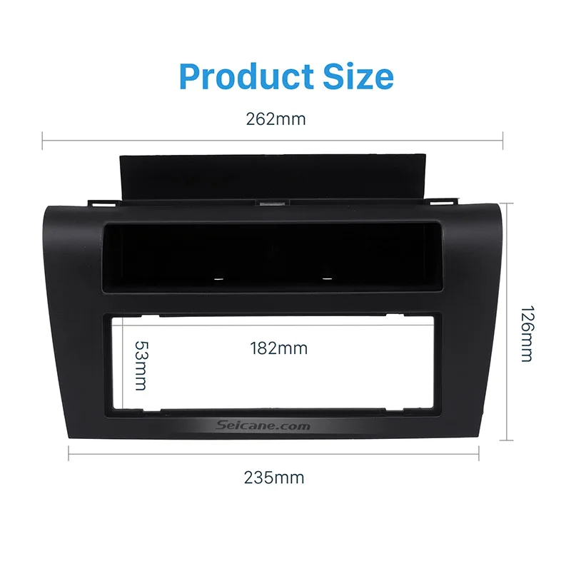 Seicane 1DIN Автомобильная Радио Панель Авто стерео CD отделка панель для 2004 2005 2006 2007 2008 Mazda 3 Axela приборная панель DVD проигрыватель рамка