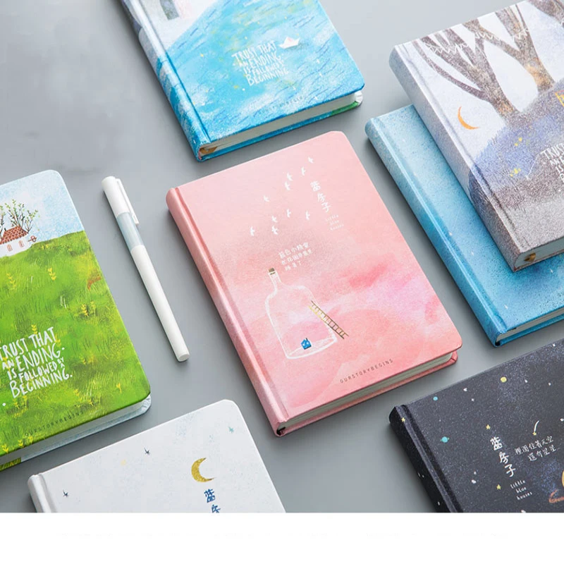 

"Forest Life" Journal Diary Book Colorful Pages Hard Cover Cute Planner Notebook Agenda Notepad Study Gift