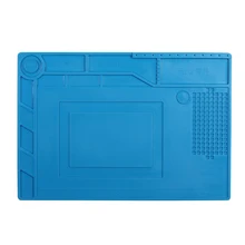 389x269 мм термостойкие фена BGA изоляции мат BGA паяльная станция Мобильный телефон ремонт Бюро Площадку