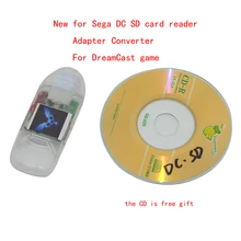 New for font b Sega b font DC SD card reader with indicator light Adapter Converter