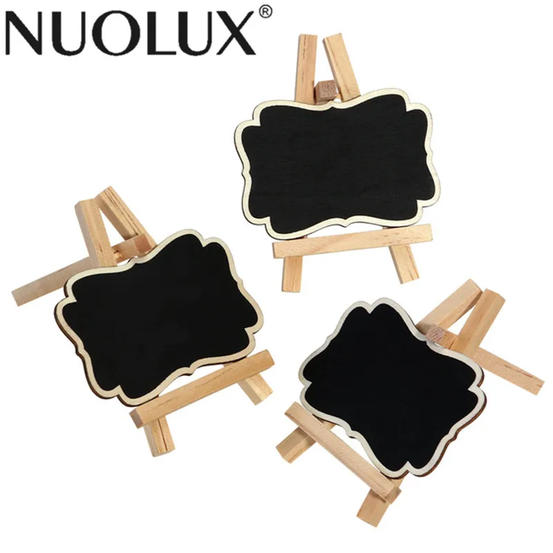 

3pcs Framed Chalkboard Wooden Blackboard Creative Message Board Writing Board Vertical Type Bulletin Board Chalkboard