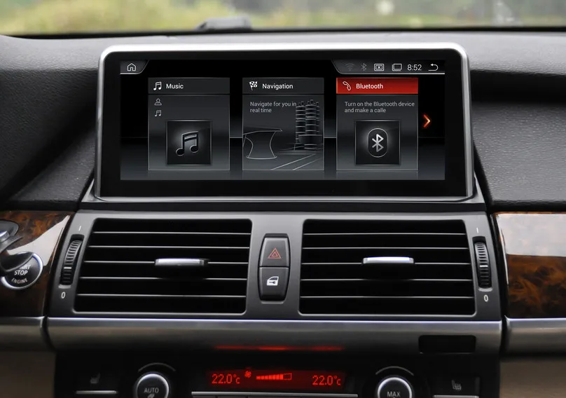 Excellent 10.25" Android 4.4 Car Multimedia Player GPS Navigation for BMW X5 E70 X6 E71 2007-2013 w/ BT DVD SD USB AUX WiFi 4Core 1280*480 6